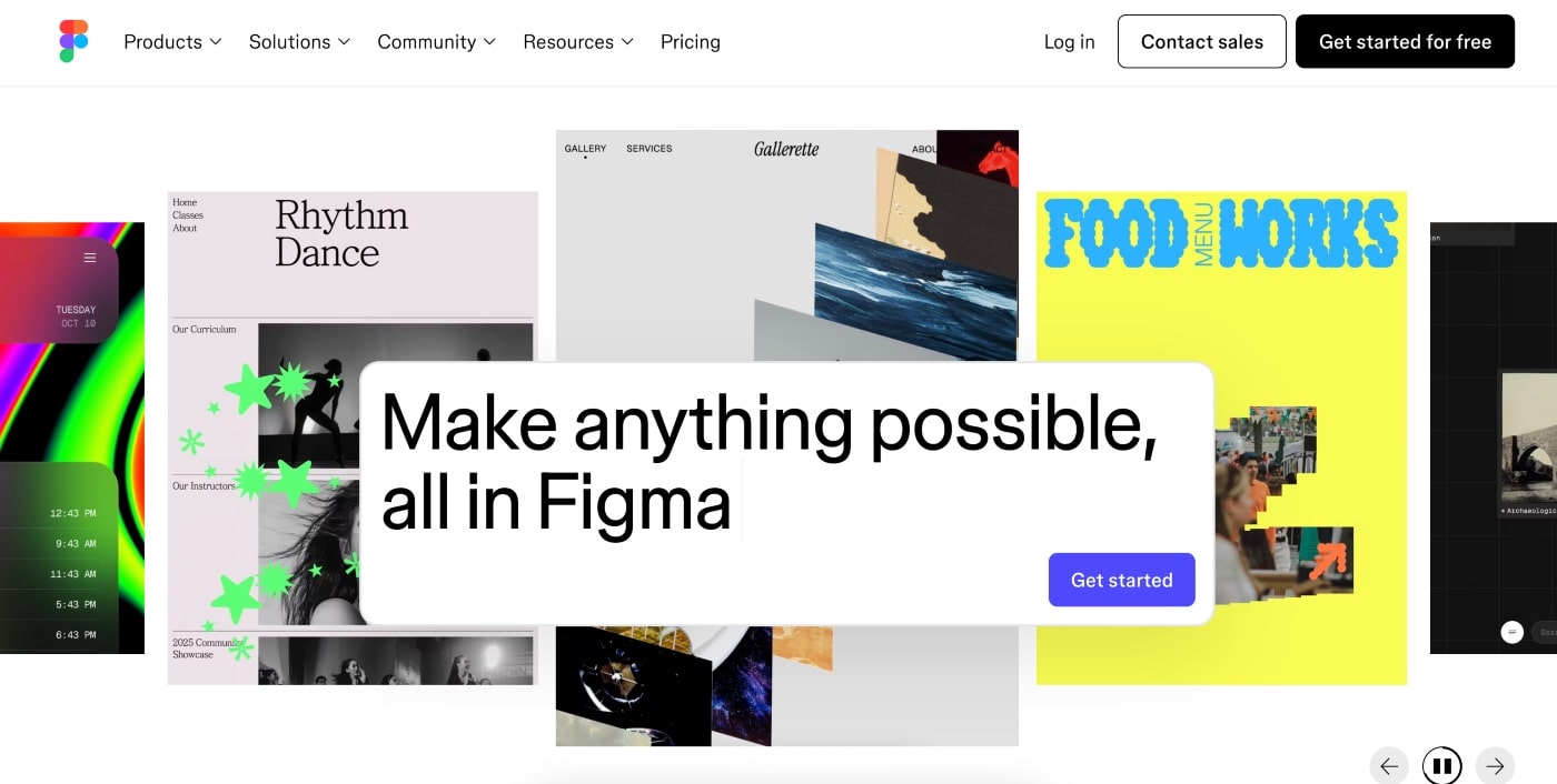 figma homepage screenshot