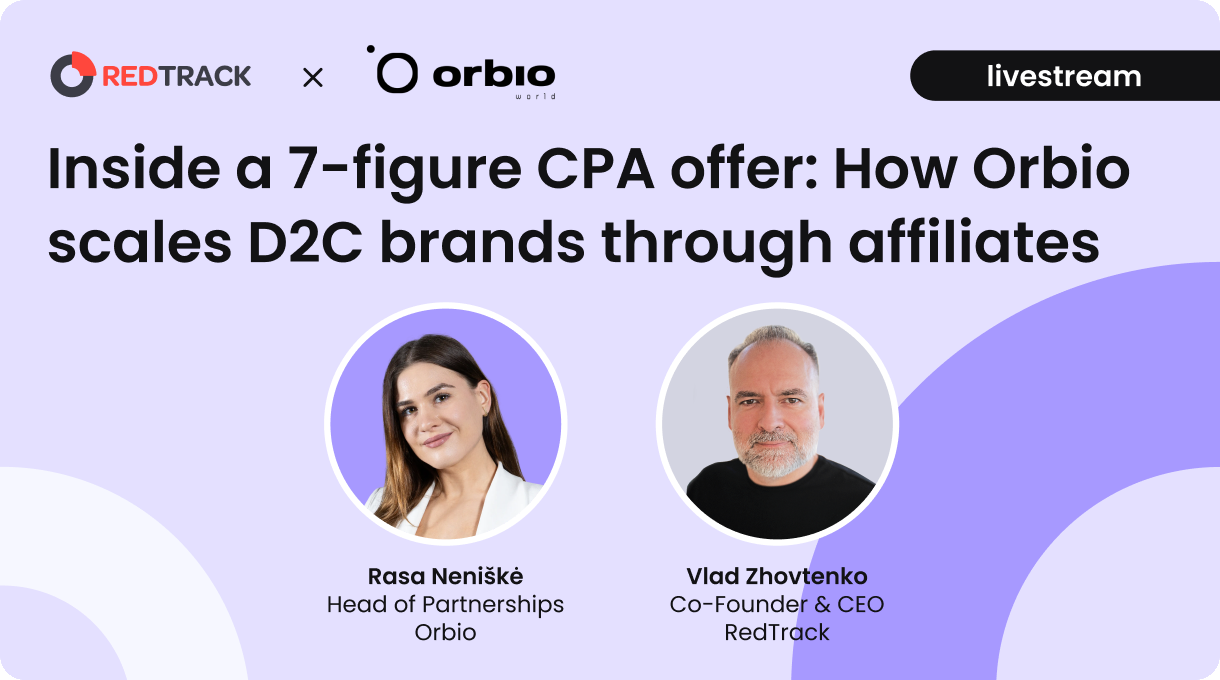 Inside a 7-figure CPA offer: How Orbio scales D2C brands through affiliates livestream cover