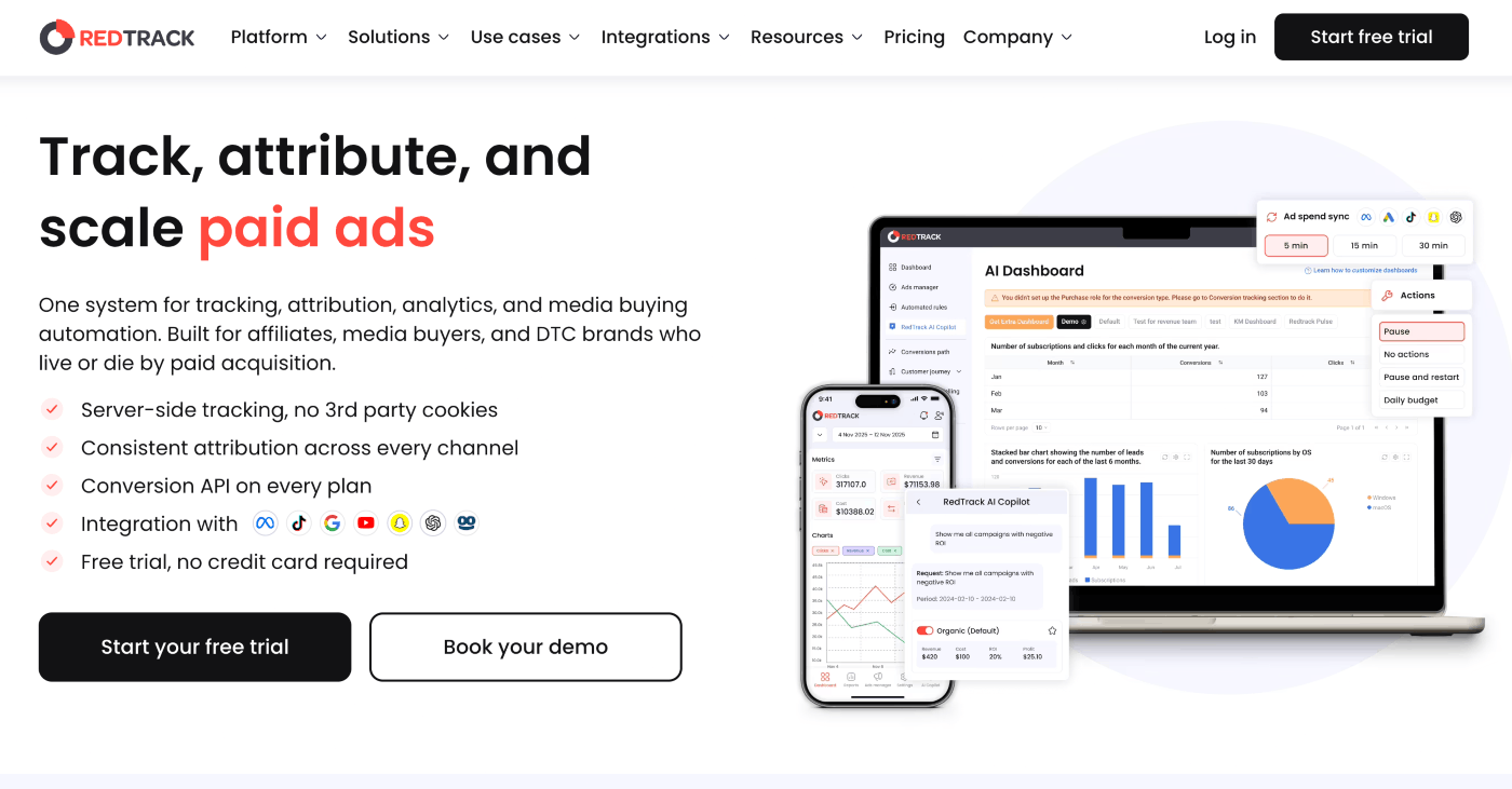 redtrack new homepage 2026