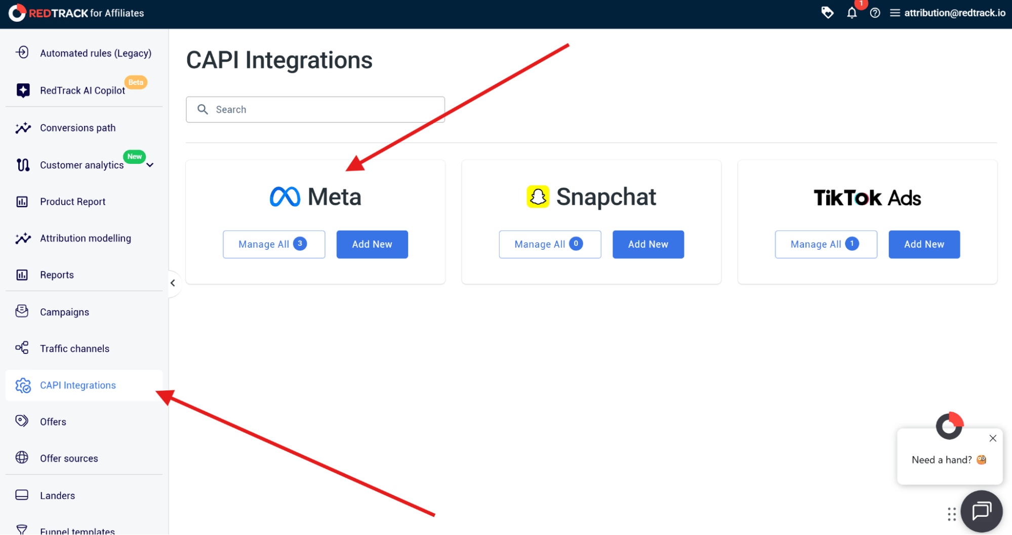 conditional postback setup - managing meta pixels